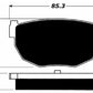 Porterfield Brake Pads for 1990 NISSAN 240SX w/ABS