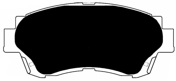 Porterfield Brake Pads for 1991 LEXUS LS 400