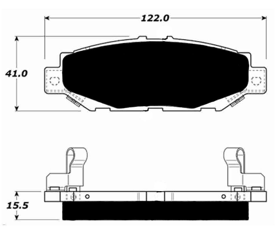 Porterfield Brake Pads for 1998 LEXUS SC 300