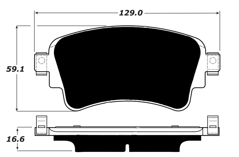 Porterfield Brake Pads for 2017 AUDI A4 - 318mm Front Disc