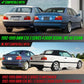 BMW 3 Series E36 All Clear Frosted Lens Tail Lights (1992-1998)