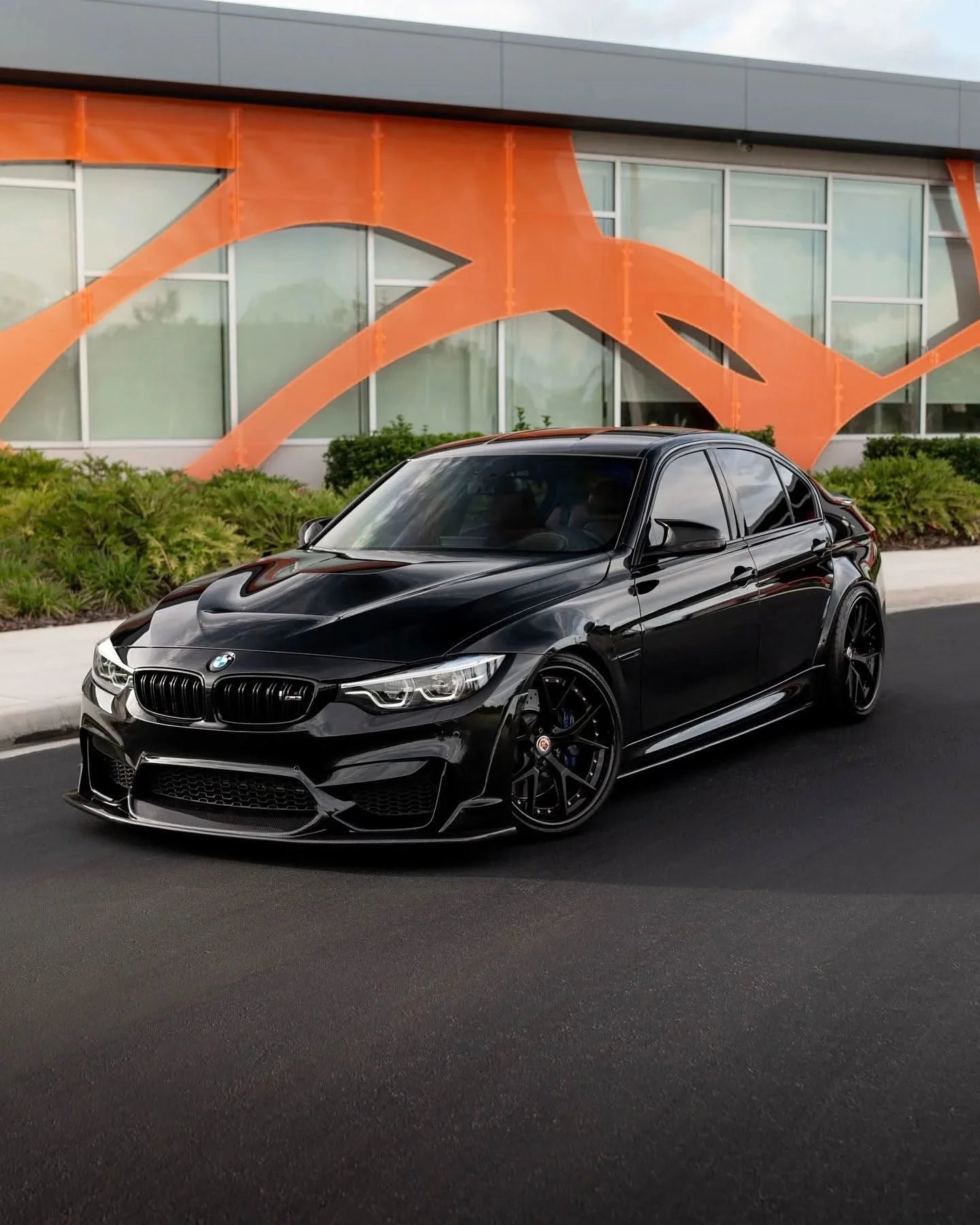 BMW 3 Series F80 M3 F82 F83 M4 Laptor Style Carbon Fiber Front Lip (2015 - 2021)