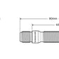 Raceseng Titanium Wheel Stud Conversion Kit - M14x1.5mm (80mm Length/Accommodates Up to 15mm Spacer)