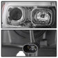 Spyder 99-04 Jeep Grand Cherokee Projector Headlights - Light Bar DRL LED - Chrome 5085214