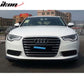 2012-2015 Audi A6 C7 Facelift JC Style Front Bumper Lip Carbon Fiber