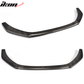 2012-2015 Audi A6 C7 Facelift JC Style Front Bumper Lip Carbon Fiber
