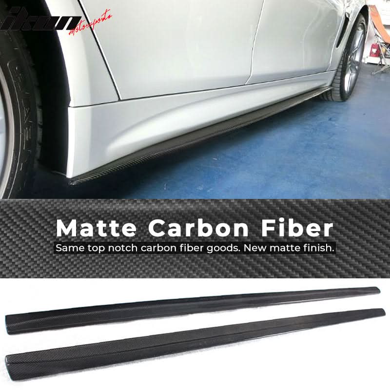 2014-2020 BMW 4-Series F32 F33Â F36 MP Style Side Skirts Carbon Fiber