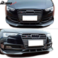 2013-2017 Audi S5 Facelift B8 JC Style Front Bumper Lip Carbon Fiber