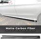 2015-2018 Benz C Class W205 AMG S Style 2PCS Side Skirts Carbon Fiber