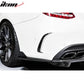2015-2018 Benz W205 C Class JC Rear Bumper Vents Forged Carbon Fiber