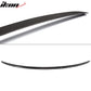 2012-2017 Audi A6 C7 Sedan S6 Style Trunk Spoiler Lip Carbon Fiber FRP