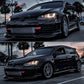 2014-2018 Volkswagen GTI MK7 RG Style Front Bumper Lip Carbon Fiber