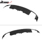 2008-2012 Audi A5 B8 O Style Rear Lip Diffuser Carbon Fiber