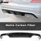 2008-2011 Benz C Class W204 C63 OE Style Rear Diffuser Carbon Fiber