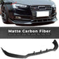 2013-2017 Audi S5 Facelift B8 JC Style Front Bumper Lip Carbon Fiber