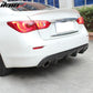 2014-2017 Infiniti Q50 V37 S Style Rear Bumper Diffuser Carbon Fiber