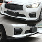 2014-2017 Infiniti Q50 V37 ST Style Front Bumper Lip Carbon Fiber FRP