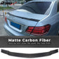 2010-2016 Benz E Class W212 Sedan RT Style Trunk Spoiler Carbon Fiber
