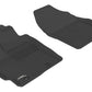 3D MAXpider 2012-2017 Toyota Prius/Prius V Kagu 1st Row Floormat - Black L1TY09211509