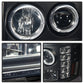 Spyder GMC Sierra 1500/2500 07-13 Projector Headlights LED Halo- LED Blk Smke PRO-YD-GS07-HL-BSM 5078506