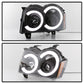 Spyder 05-07 Jeep Grand Cherokee - Light Bar Projector Headlights - Black - PRO-YD-JGC05V2-LB-BK 5086129