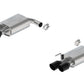 Ford Racing 2024 Mustang 2.3L Extreme Non-Active Axle-Back w/GT Valance - Black Tip M-5230-M2EBV