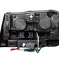 Anzo 2002-2009 Chevrolet Trailblazer Projector Headlights w/ Halo Black