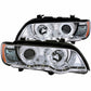 Anzo 2000-2003 BMW X5 Projector Headlights w/ Halo Chrome