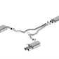 Ford Racing 2024 Mustang 5.0L Touring Non-Active Cat-Back Exhaust w/GT Valance - Chrome Tip M-5200-M5TCV