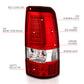 ANZO 1999-2002 Chevy Silverado 1500 LED Taillights Plank Style Chrome With Red/Clear Lens 311332