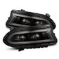 AlphaRex 15-23 Dodge Charger LUXX LED Proj Headlights Alpha-Black w/Actv Light & Seq.Sig / SB DRL 880579 *Discontinued