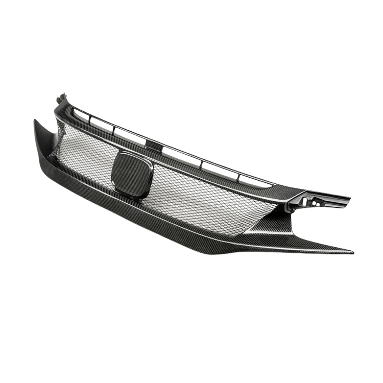 Seibon 17-18 Honda Civic Type R CV-Style Carbon Fiber Front Grill