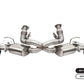 Corsa 2020 Corvette C8 3in Valved Cat-Back 4.5in Pol Quad Tips - Fits Factory Perf Exhaust w/ AFM 21100