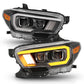 Anzo Toyota Tacoma '16-18 Projector Plank Style Switchback H.L Black Amber