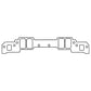 Cometic Gasket Cometic Chevy Gen1 Small Block V8 Intake Mani Gskt .060in Fiber-1.350in X 2.250in Port-20 Pack CP5541