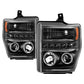 Spyder Signature Ford F250/350/450 Super Duty 08-10 Projector Headlights (PRO-YD-FS08-HL-BKV2) 5086006