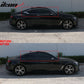 2017-2019 Infiniti Q60 Coupe Gloss Black Window Trim Chrome Delete Kit