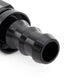 HPS Performance Products Push-on Hose End to AN Female, Aluminum, Black