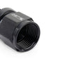 HPS Performance Products Push-on Hose End to AN Female, Aluminum, Black