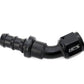 HPS Performance Products Push-on Hose End to AN Female, Aluminum, Black