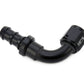 HPS Performance Products Push-on Hose End to AN Female, Aluminum, Black