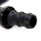 HPS Performance Products Push-on Hose End to AN Female, Aluminum, Black