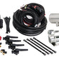 AIRLIFT 3H(1/4" Air Line,4 Gallon 5-Port Lightweight Raw Aluminum)