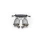Ford Racing 2013-2014 Mustang GT Axle Back QUAD TIP Mufflers with Rear Lower VALENCE M-5230-MSVTCD