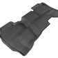 3D MAXpider 2014-2019 Chevrolet/GMC Silverado Double Cab Kagu 2nd Row Floormats - Black L1CH03921509