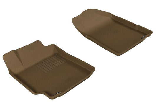 3D MAXpider 2007-2011 Toyota Camry Kagu 1st Row Floormat - Tan L1TY00411502