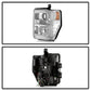 Spyder Ford F-250/350/450 08-10 V2 High-Power LED Headlights-Switch Back-Chrome PRO-YD-FS08PL-SBLB-C 5087744