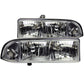 Anzo 1998-2005 Chevrolet S-10 Crystal Headlights Chrome