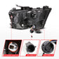 ANZO 19-24 RAM 1500 (New Body/OE Halogen) Full LED Proj Headlights DRL/SeqSig Black - Pass. Side 111628A-R