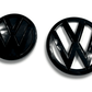 VW Golf 7 - Base, GTI, R - Gloss Black Aftermarket Emblem Set (2012-2017)